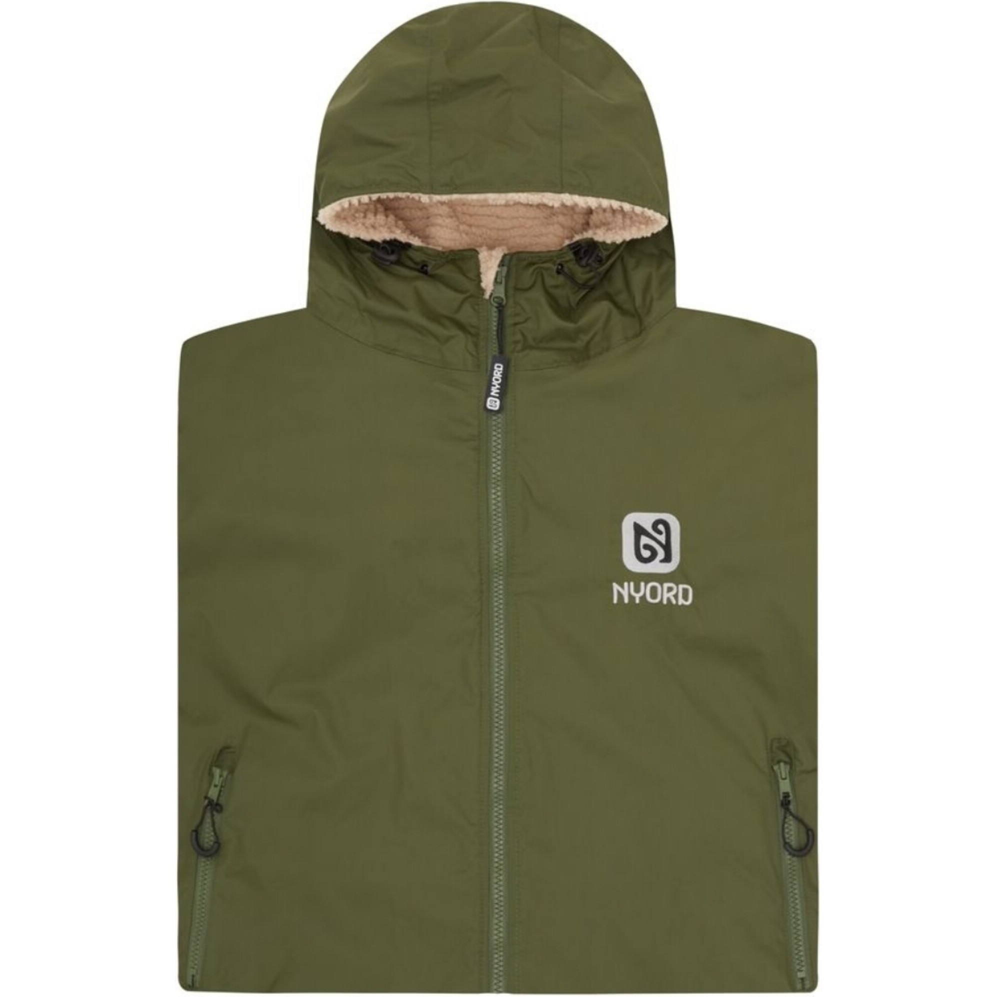 2025 Nyord Primaloft Outdoor Detachable Sleeve Changing Robe ACC0006 - Khaki / Ecru